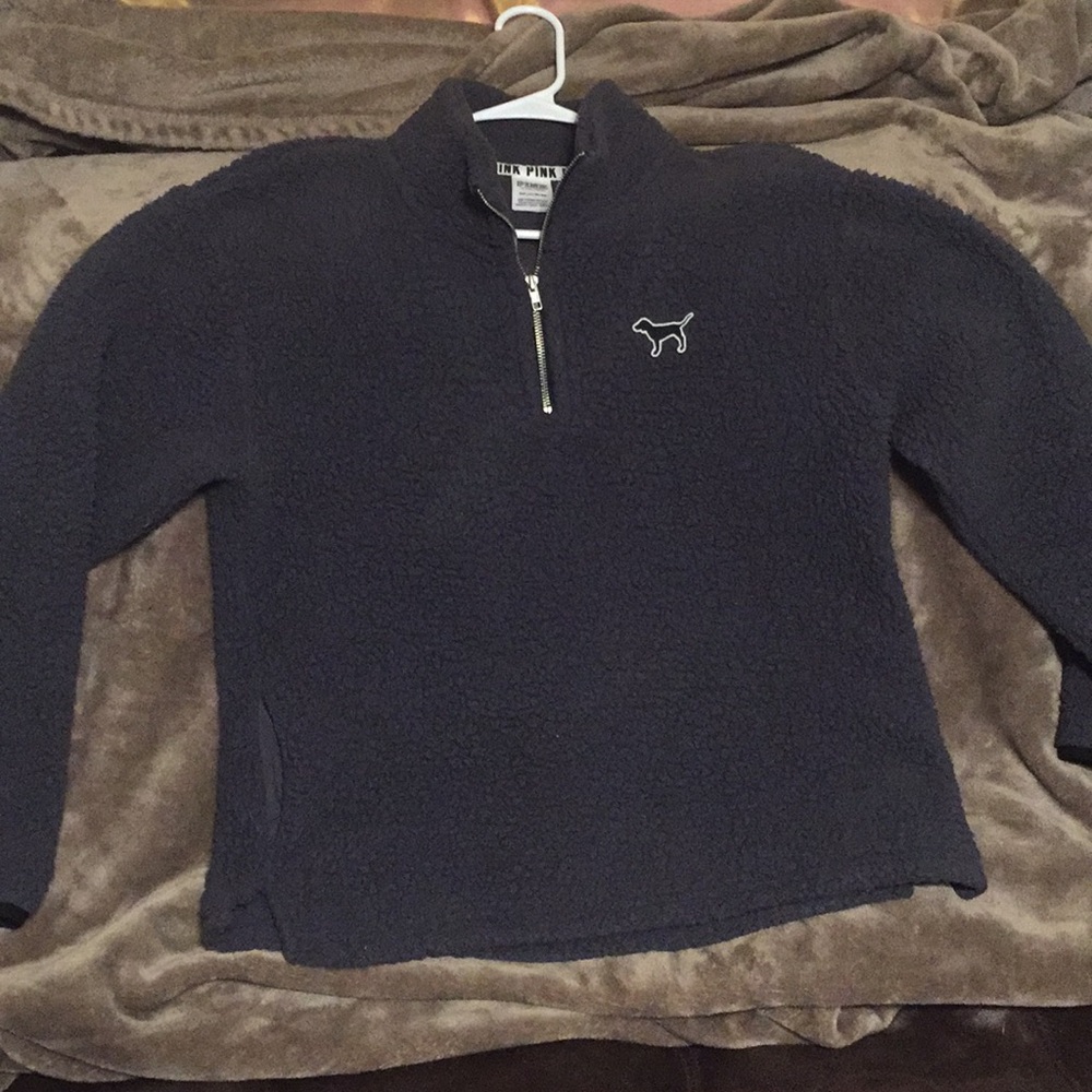 VS PINK SHERPA PULLOVER